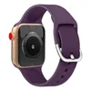 Silikonowa opaska Silicone Strap APS do Apple Watch 42 / 44 / 45 mm pasek bransoleta do zegarka - miętowa